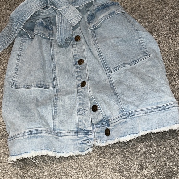 Denim puff sleeve Dress - Picture 11 of 13